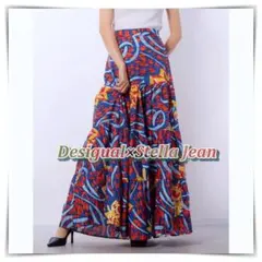 Desigual×Stella Jeanコラボマルチポジション総柄ロングスカートのサムネイル