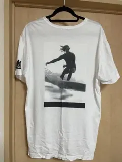 JAMES PERSE サーフフォトプリント Tシャツ ホワイト　アメリカ製のサムネイル