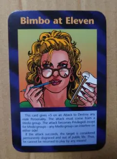 【初期版】イルミナティカード Bimbo at Eleven