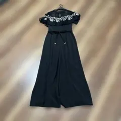 リリーブラウン レース刺繍オールインワン
