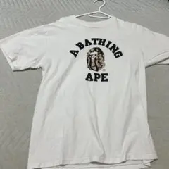 A BATHING APE カモフラロゴ Tシャツ ホワイトのサムネイル
