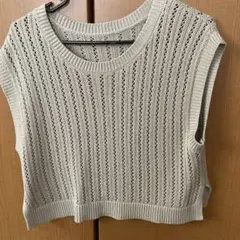 GLOBAL WORKレース編み ベージュ トップス 140cm