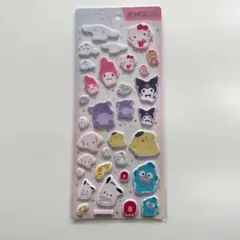 ぷっくりシール　サンリオキャラクター ほっぺつん