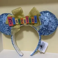 【限定品】カリフォルニアディズニー限定 ミニー カチューシャ レトロ看板