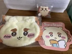 シーサー3点セット　ちいかわおかお巾着＋はさむんです2＋ステッカー