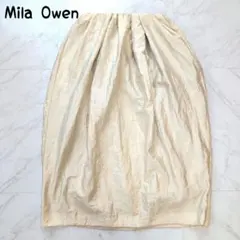 Mila Owen ランダムタック コクーンマテリアルスカートのサムネイル