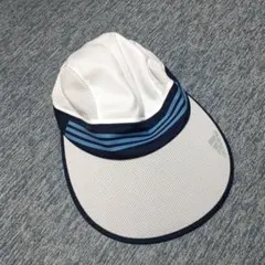 adidas メッシュキャップ フリーサイズ ホワイト/ネイビー