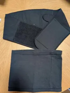 骨盤ベルト 腹巻 セット ブラック