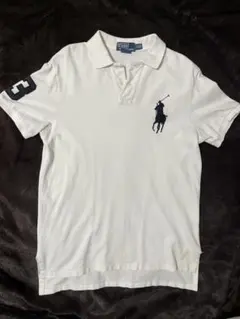 Polo by Ralph Lauren ホワイト ポロシャツ ビックポニー