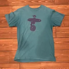 patagonia Tシャツ 青緑色
