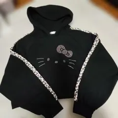 【試着のみ】CECILMcBEE×ハローキティ　クロップドパーカー