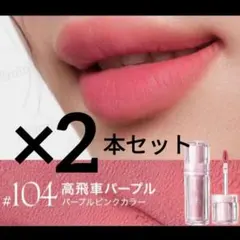 【新品】2本セット JUDYDOLLマグネットスフレリップ#104高飛車パープルのサムネイル