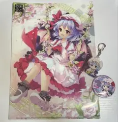 東方Project レミリア クリアファイル キーホルダー 缶バッジ