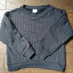 ZARA ラインストーン　トレーナー 122cm