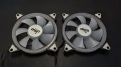 aigo pc RGB ケースファン 120mm 2個のサムネイル