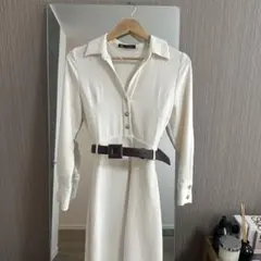 ZARA ワンピース　ベルト付