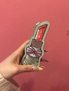 ディズニー　アリエル　チェーン付リップケース