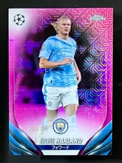 アーリング・ハーランド topps 桜パラレル 2024 TOPPS CHROME ハーランドHaaland 桜パラレル - メルカリ