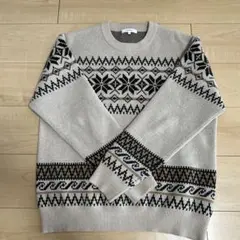 GLOBALWORK ベージュ ニット