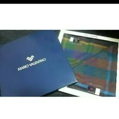 新品未使用　ヴァレンチノ ハンカチセット　グリーン&ブラウン系　メンズ