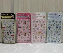 PEANUTS スヌーピー ぷくぷくシール 4枚セット①