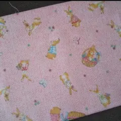 ◼️動物柄プリント綿生地 ピンク