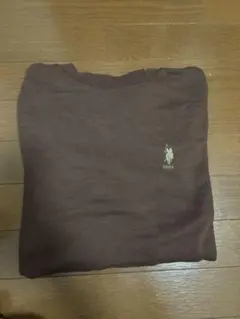 U.S. POLO ASSN. ブラウン トレーナー Lサイズ
