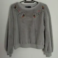 AS KNOW AS ファートップス刺繍入り