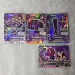 アイカツ！ ローズボンボンコーデ 排出版 4枚セット 紫吹蘭 - メルカリ