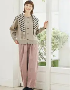 SEASON REASON シーズンリーズン コクーンコーデュロイパンツ LL