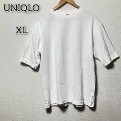 ユニクロ 【XL】 トップス エアリズム コットン オーバーサイズ Tシャツ 白