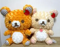 パリのいちご ローズチェックぬいぐるみXL プレミアム コリラックマ リラックマ