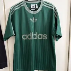 【adidas】【値下げしました】アディダスゲームシャツグリーン　Mサイズ