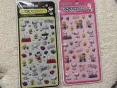 スヌーピー　PEANUTS PUKUPUKU SEAL シール2枚セット