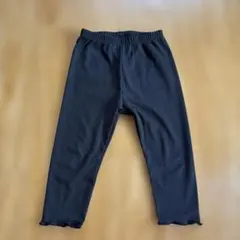 黒いキッズレギンス 80cm