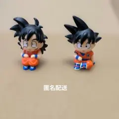 ドラゴンボールカプセル 孫悟空 & ブルマ お風呂入浴の部品 ジャンク