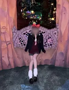 制服 カーディガン 赤