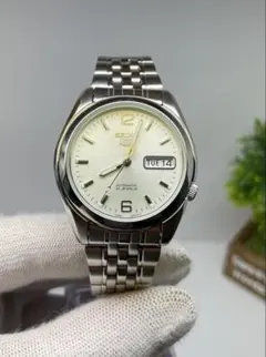 [美品]SEIKO 5 セイコー5 自動巻 メンズ腕時計