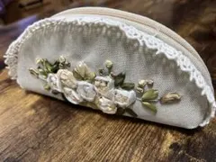 めがねケース　ポーチ　レトロ