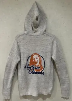 ＊HYSTERIC GLAMOUR 麻×綿 ヒスガール シップアップパーカー S