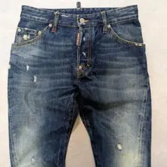 ​DSQUARED2 イタリア製 ミラノロゴ ダメージジーンズ デニム 42のサムネイル
