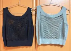 【チャコット】ヨガウェア トップス 2枚セット