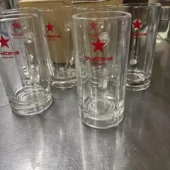 昭和レトロ サッポロビール 中ジョッキ ６個セット