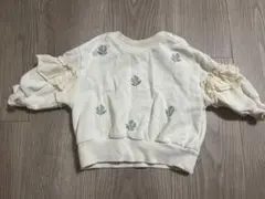 ベビー トレーナー 70cm フリル付き