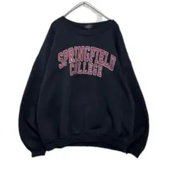 90s MV SPORT カレッジロゴ スウェット XL