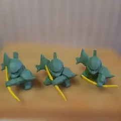 SDガンダムフルカラー ゲルググ 3体セットのサムネイル