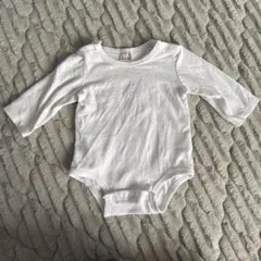 petit main ホワイトロンパース 80