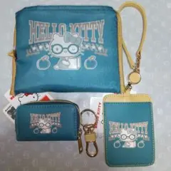 ハローキティ エコバッグ リール付きパスケース キーケース ３点セット