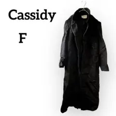上品✨ Cassidy 【F】 ブラック ロングコート シンプル 秋冬 モード