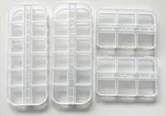 透明プラスチックケース パーツケース　クリアケース4個セット